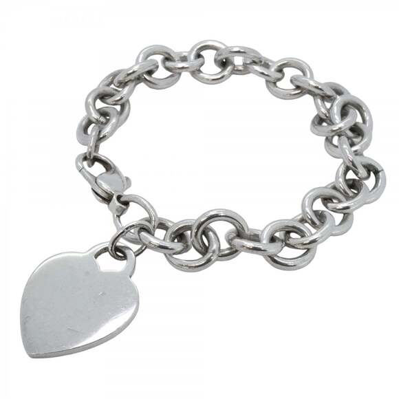 Tiffany Bracelet Heart Tag Silver 925 Women's